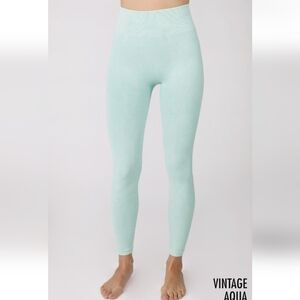 🆕🩵 Vintage Aqua High Waist Leggings
